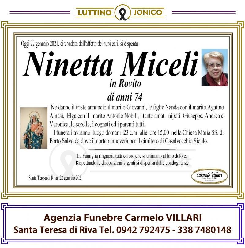 Ninetta  Miceli 